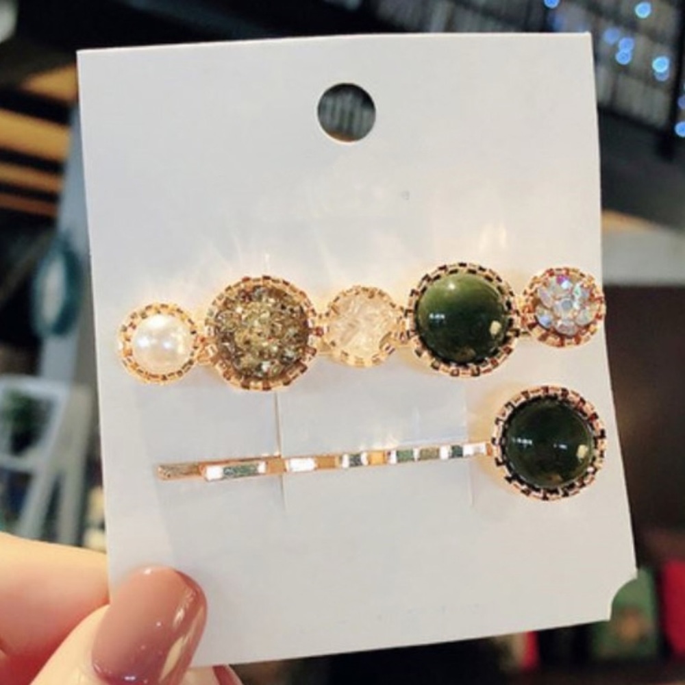 Geometric Hair Clips